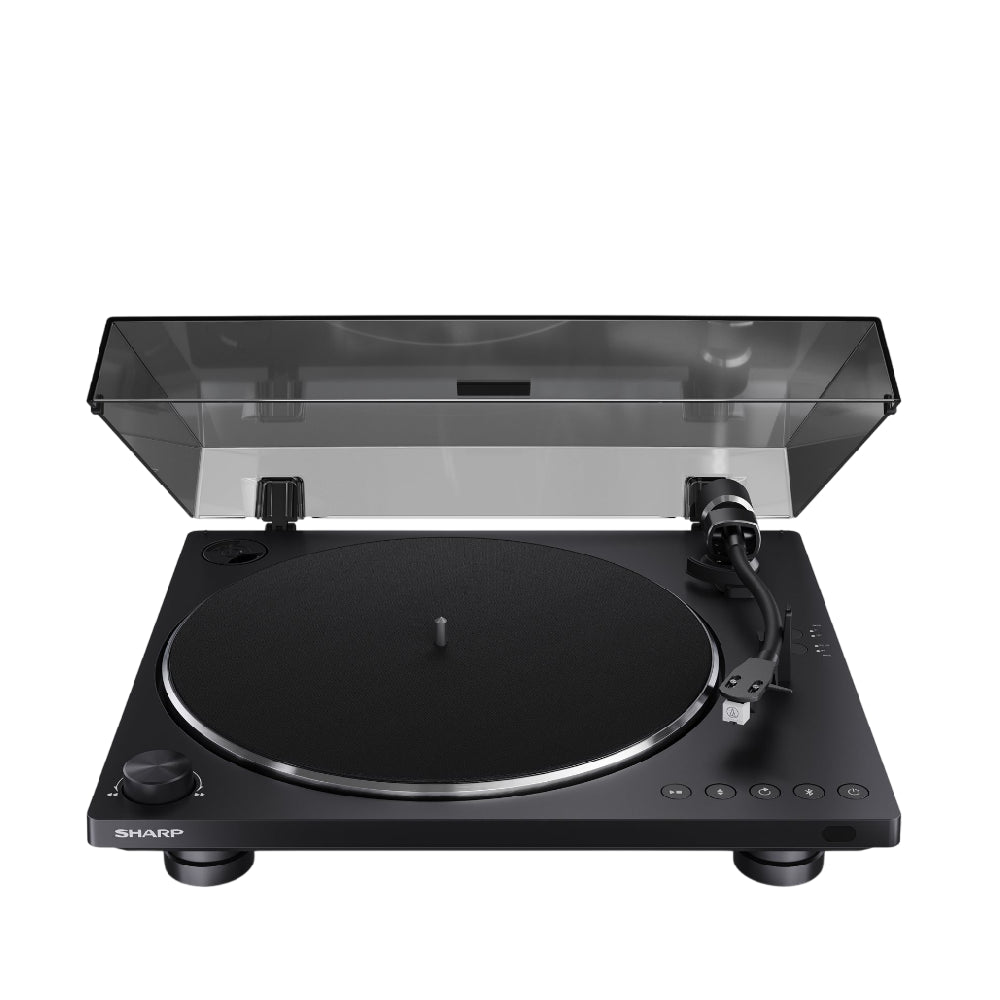 Sharp | RP-TT100 | Turntable with Digital Recorder | Bluetooth 5.4 | USB Recording | 33/45 rpm | Matte Black