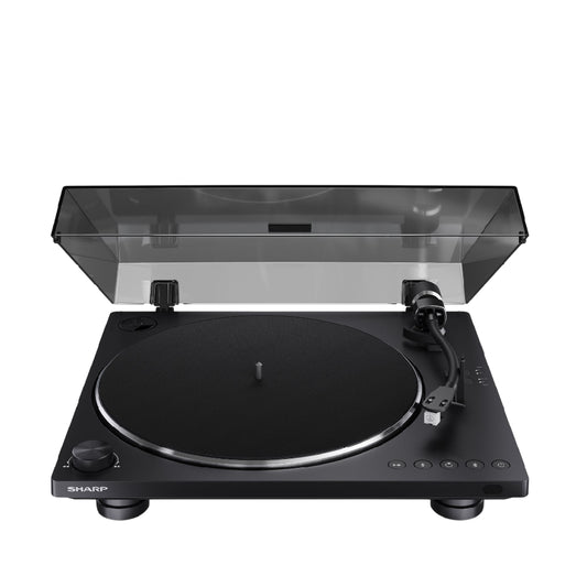 Sharp | RP-TT100 | Turntable with Digital Recorder | Bluetooth 5.4 | USB Recording | 33/45 rpm | Matte Black