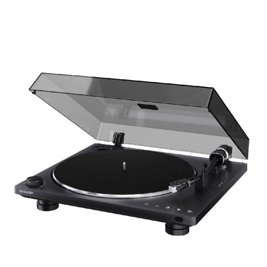 Sharp | RP-TT100 | Turntable with Digital Recorder | Bluetooth 5.4 | USB Recording | 33/45 rpm | Matte Black