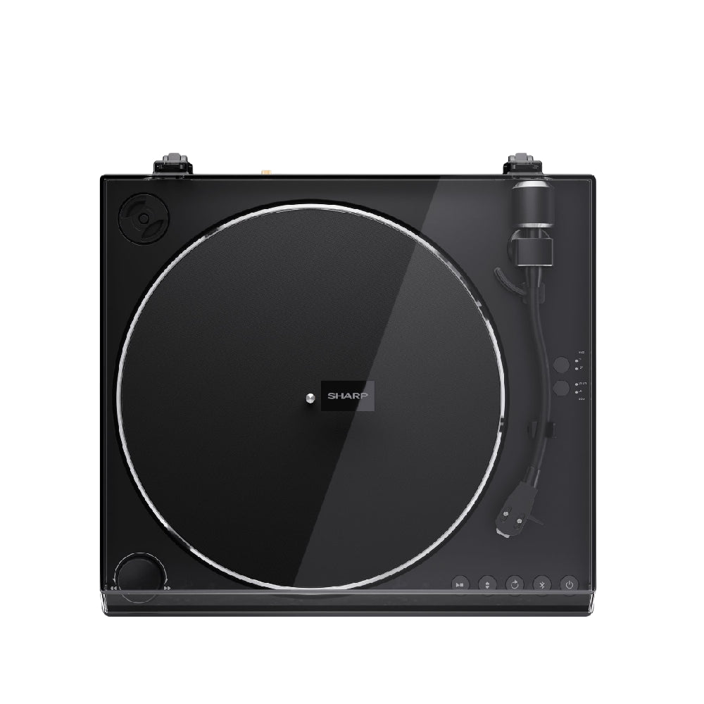 Sharp | RP-TT100 | Turntable with Digital Recorder | Bluetooth 5.4 | USB Recording | 33/45 rpm | Matte Black
