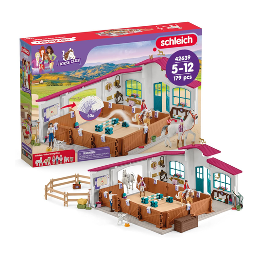 Schleich Horse Club Peppertree Riding Hall - Set with Obstacles, Paddock & Accessories |  42639 | 5+
