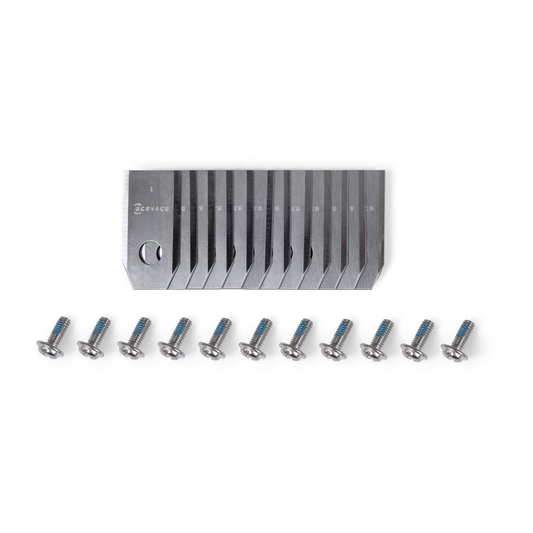 Ecovacs GOAT Blade Kit MBK120001 | Replacement Blade Set (12 pcs) with Screws | for GOAT G1 Robotic Lawn Mower