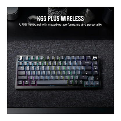 Corsair | Mechanical Gaming Keyboard | K65 PLUS | Wireless | Nordic | Black