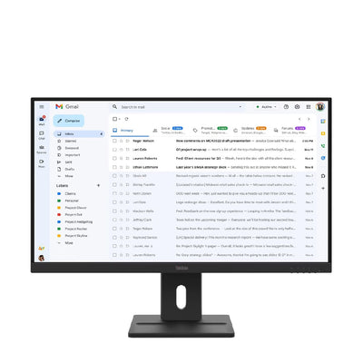 Lenovo | 64BCMAT4EU | E27-40 | 27" | IPS | Full HD | 100 Hz | Speakers | Adjustable Stand | Raven Black