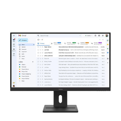 Lenovo | 64BCMAT4EU | E27-40 | 27" | IPS | Full HD | 100 Hz | Speakers | Adjustable Stand | Raven Black