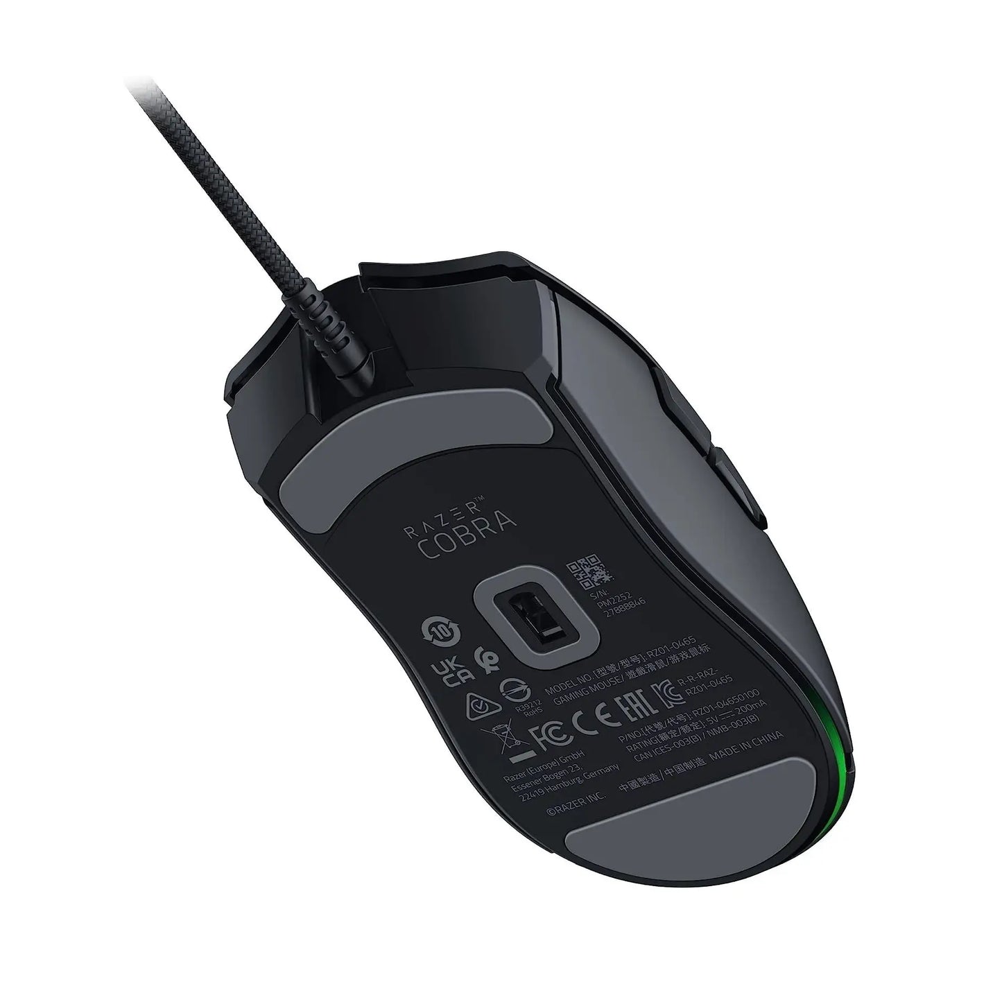 Razer | Cobra | Mouse | Optical | Wired | Right-handed | Black