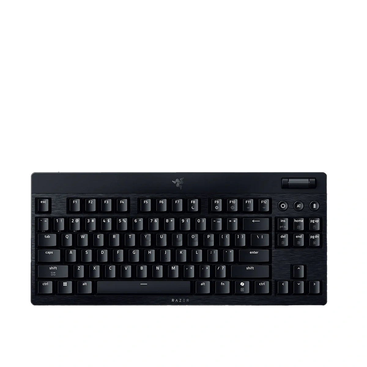 Razer | BlackWidow V4 Low-Profile Tenkeyless HyperSpeed | Keyboard | Wireless | Bluetooth | Black