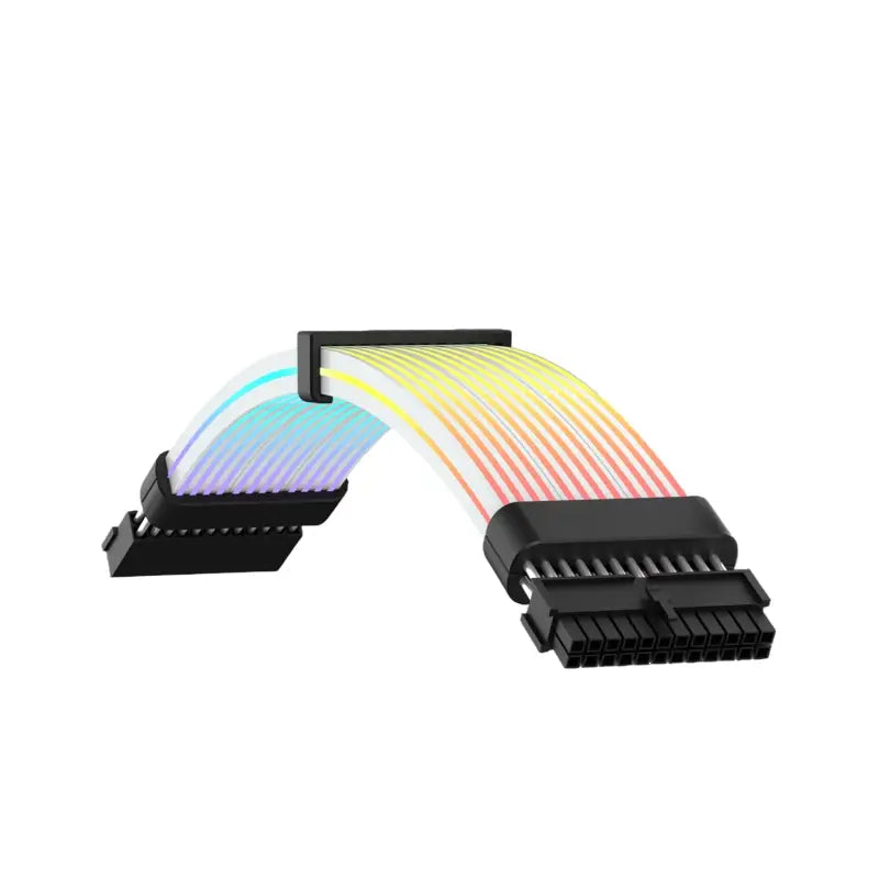 Gamemax | PSU Extension cable | MB 24PIN-B | Black / White
