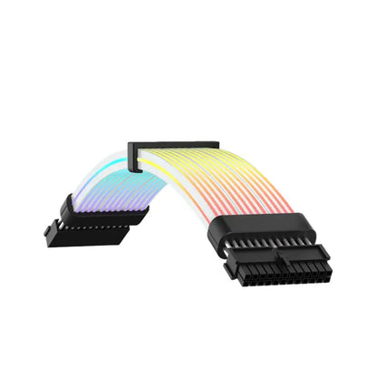 Gamemax | PSU Extension cable | MB 24PIN-B | Black / White
