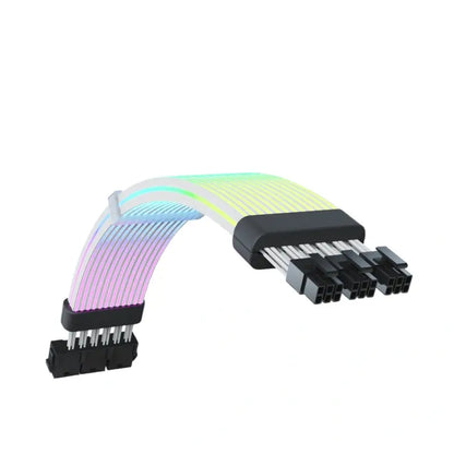 Gamemax | PSU Extension cable | VGA 3x8PIN-B | Black / White