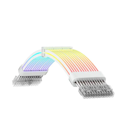Gamemax | PSU Extension cable | VGA 3x8PIN-B | Black / White