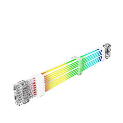Gamemax | PSU Extension cable | VGA/CPU 2x8PIN-B | Black / White