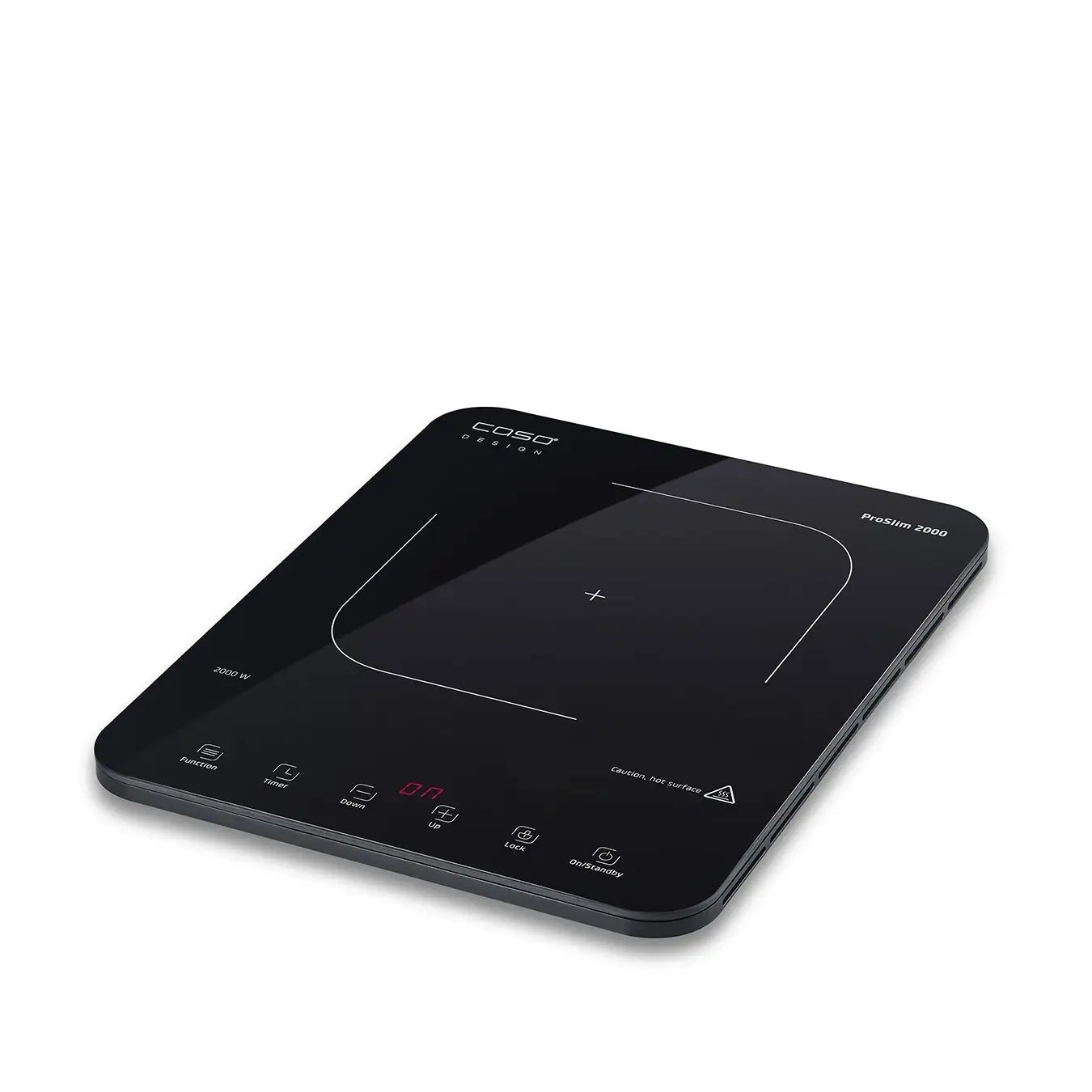 Caso | Mobile Single Hob | ProSlim 2000 | Induction | Touch | Timer | Black