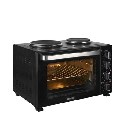 Tristar | Convection Oven with 2 Hot Plates | OV-3670 | 35 L | 3200 W | Black