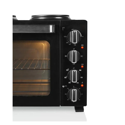 Tristar | Convection Oven with 2 Hot Plates | OV-3670 | 35 L | 3200 W | Black