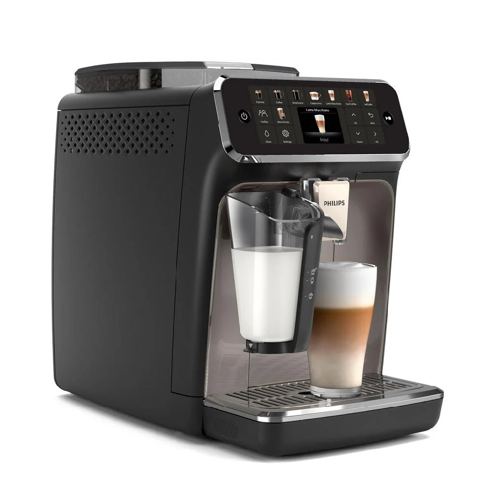 Philips | EP5549/70 | LatteGo 5500 | 15 bar | 20 Beverages | SilentBrew | 100% Ceramic Grinder | Black