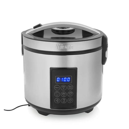 Tristar | Digital Rice and Steam Cooker | RK-6138 | 900 W | 2.2 L | Grey