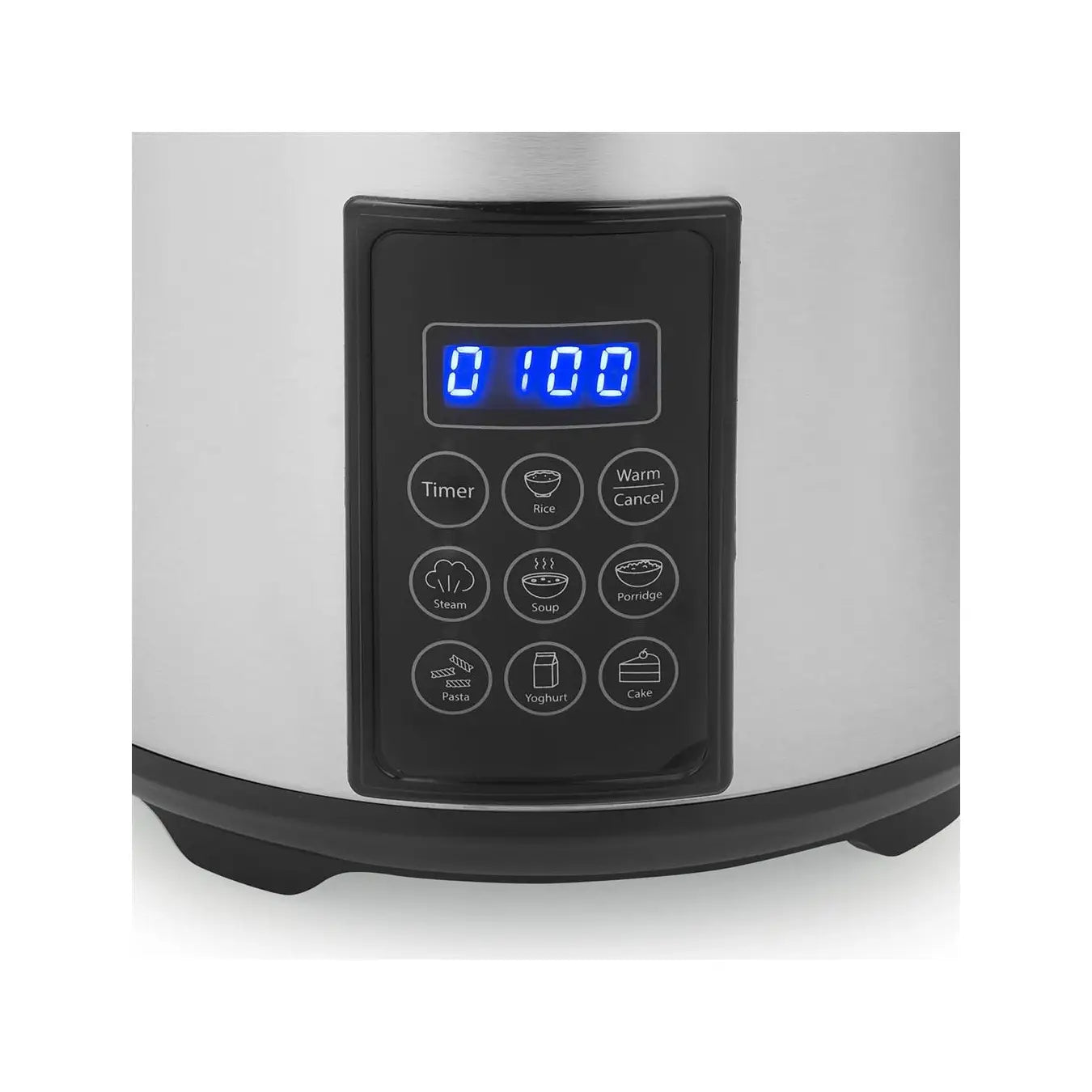 Tristar | Digital Rice and Steam Cooker | RK-6138 | 900 W | 2.2 L | Grey