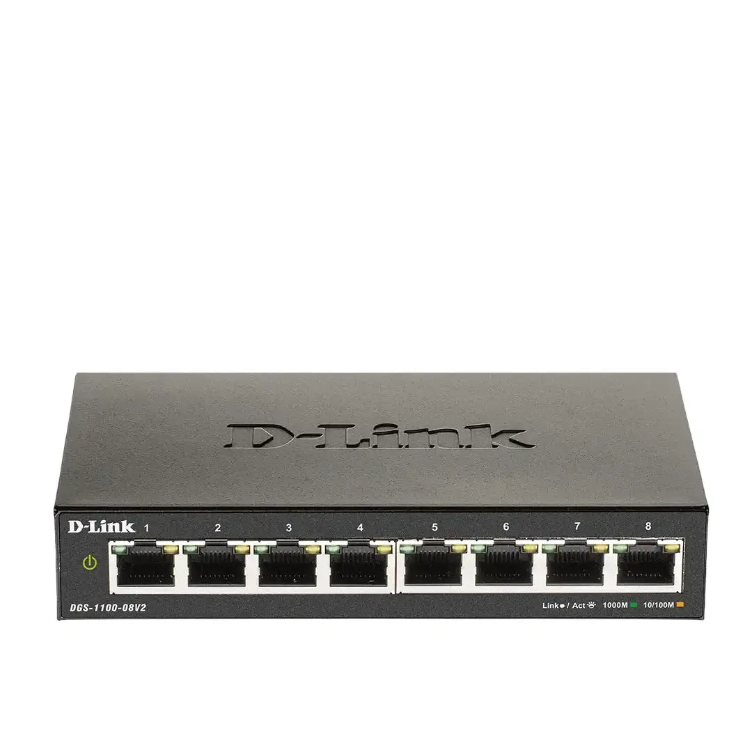 D-Link | DGS 1100-08V2 | Switch | 8 ports | Smart