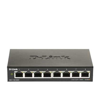 D-Link | DGS 1100-08V2 | Switch | 8 ports | Smart