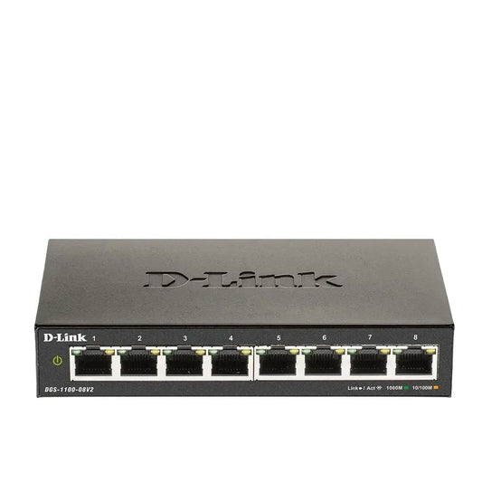 D-Link | DGS 1100-08V2 | Switch | 8 ports | Smart