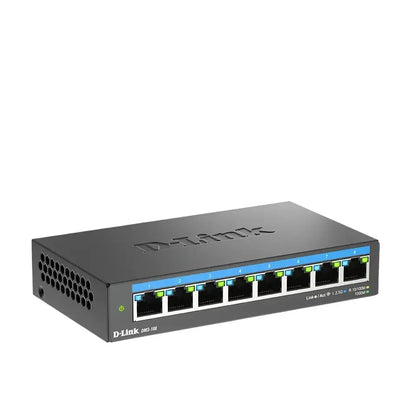 D-Link | DMS-108 | Switch | 8 ports | Desktop | Wall-mountable