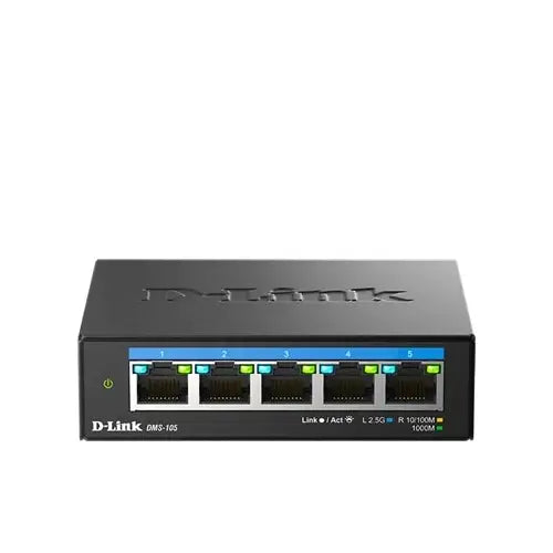 D-Link | DMS-105 | Switch | 5 ports | Desktop | Wall-mountable