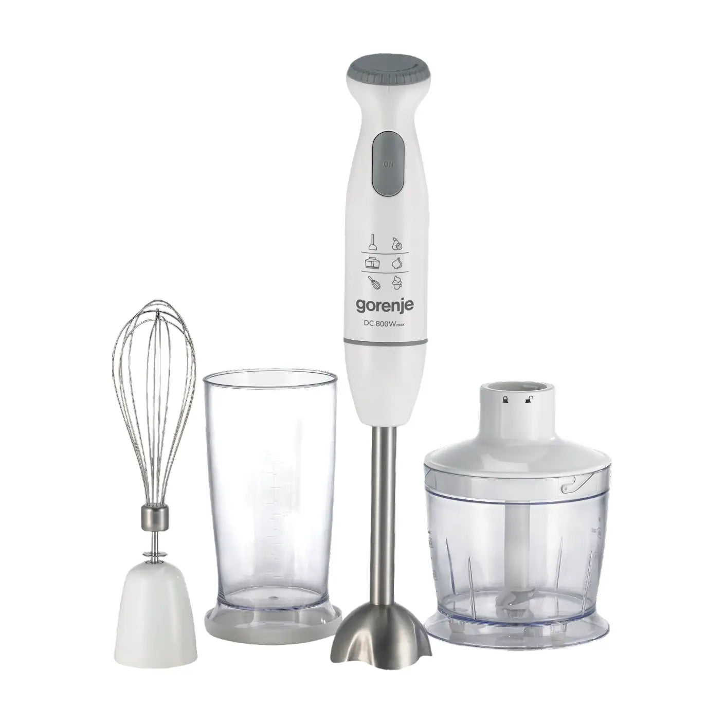 Gorenje | Hand Blender | HBC804QW | 800 W | Jar capacity 0.5 L | White