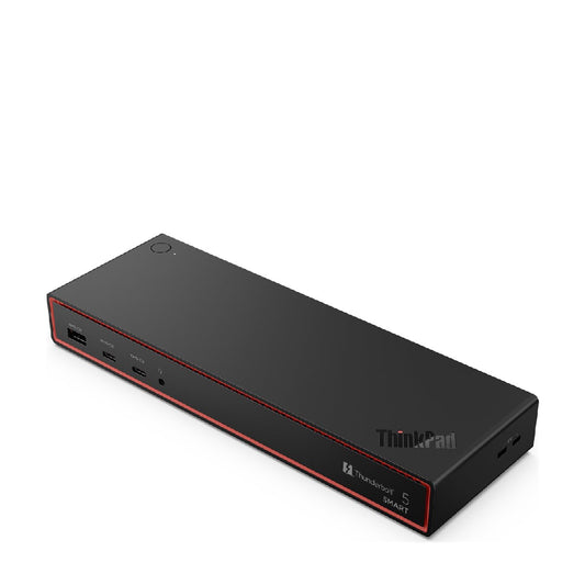 Lenovo | 40BA0265EU | ThinkPad Thunderbolt 5 Smart Dock | 180W | 3x Display Support | 2.5GbE | Eclipse Black