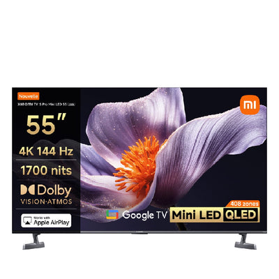 Xiaomi | S Pro 2026 | 55" | Mini-LED | QLED | 4K UHD | 144Hz (288Hz VRR) | 1700 cd/m² | Google TV