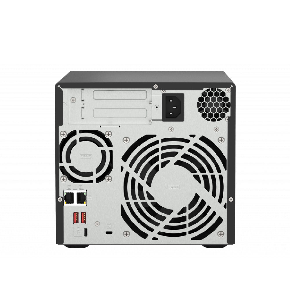QNAP | TS-473A-8G | 4-Bay QTS/QuTS hero NAS | AMD Ryzen V1500B | 8GB RAM | 2x 2.5GbE | Tower