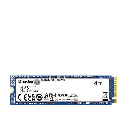 Kingston | SNV3S/4000G | NV3 | 4TB | M.2 2280 | PCIe 4.0 x4 | NVMe | Up to 6000 MBps