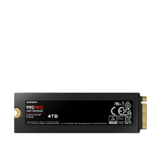 Samsung | MZ-V9P4T0CW | 990 PRO | 4TB | M.2 2280 | PCIe 4.0 x4 | NVMe | Up to 7450 MBps