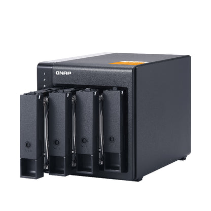 QNAP | TL-D400S | 4-Bay Desktop SATA JBOD | Storage Enclosure | Tower
