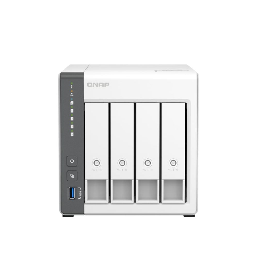 QNAP | TS-433-4G | 4-Bay Desktop NAS | ARM 4-core 2.0GHz | 4GB RAM | 2.5GbE | Tower