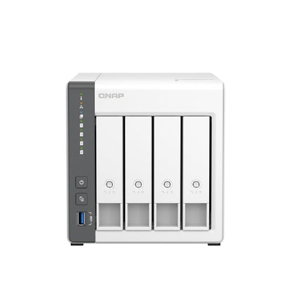 QNAP | TS-433-4G | 4-Bay Desktop NAS | ARM 4-core 2.0GHz | 4GB RAM | 2.5GbE | Tower