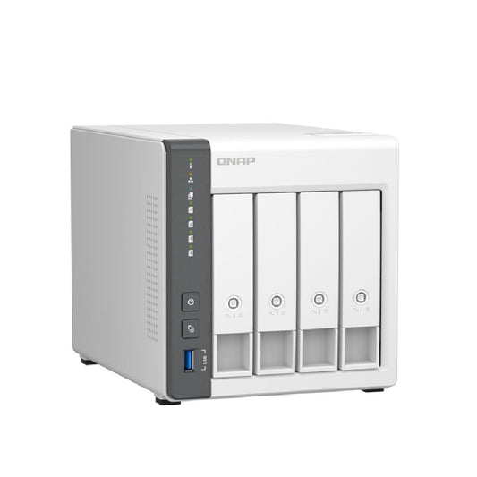 QNAP | TS-433-4G | 4-Bay Desktop NAS | ARM 4-core 2.0GHz | 4GB RAM | 2.5GbE | Tower