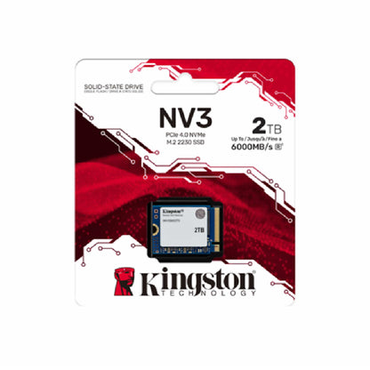 Kingston | SNV3SM3/2T0 | NV3 | 2TB | M.2 2230 | PCIe 4.0 x4 | NVMe | Up to 5000 MBps
