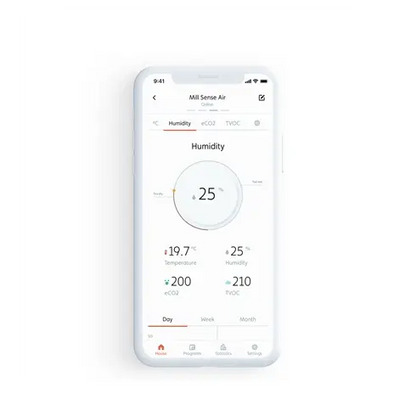 Mill | Air quality sensor | Sense | White