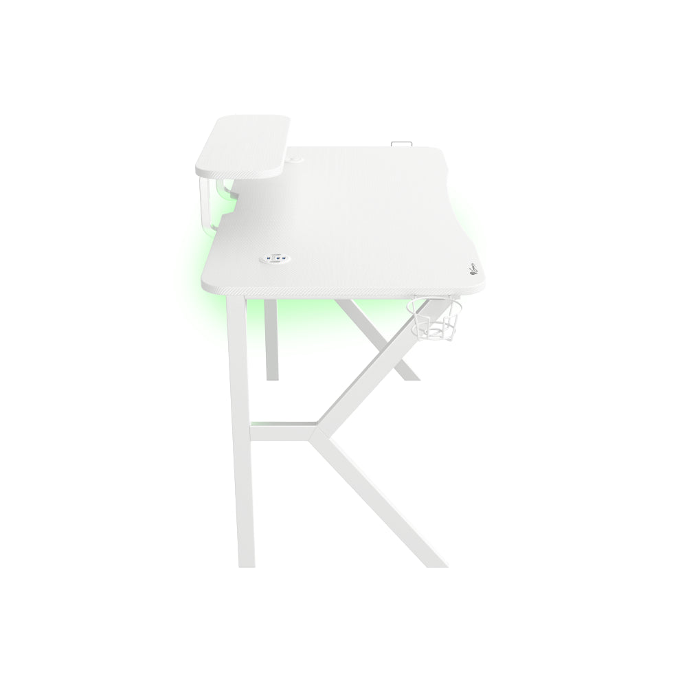 Genesis | Holm 320 RGB | Gaming Desk | White