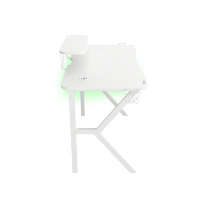 Genesis | Holm 320 RGB | Gaming Desk | White