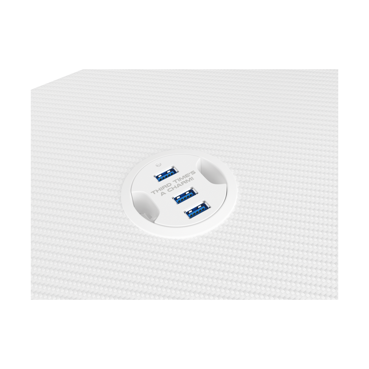 Genesis | Holm 320 RGB | Gaming Desk | White