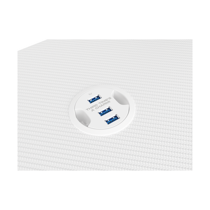 Genesis | Holm 320 RGB | Gaming Desk | White