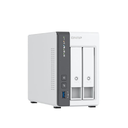 QNAP | TS-216G | 2-bay NAS | ARM 4-core 2.0GHz | 4GB RAM | 2.5GbE