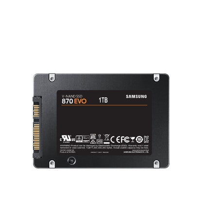 Samsung | MZ-77E1T0B/EU | 870 EVO | 1TB | 2.5" | SATA 6Gb/s | 560 MBps