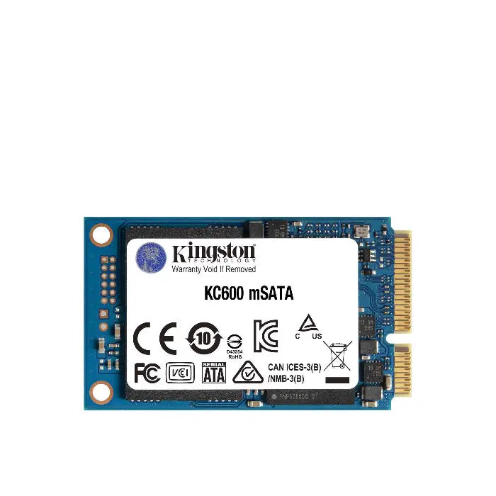 Kingston | SKC600MS/1024G | KC600 | 1024GB | mSATA | SATA 6Gb/s | 550 MBps