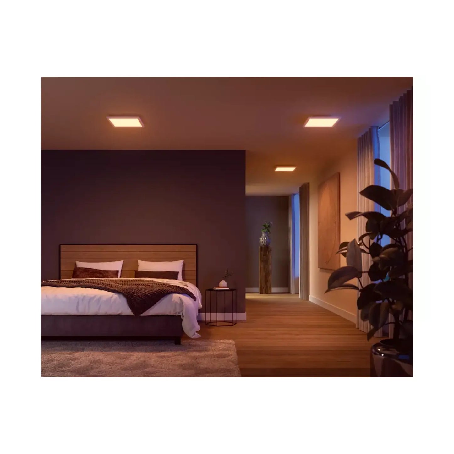 Philips Hue Surimu Panel Square Small | 2000-6500 K, Hue White and Color Ambiance