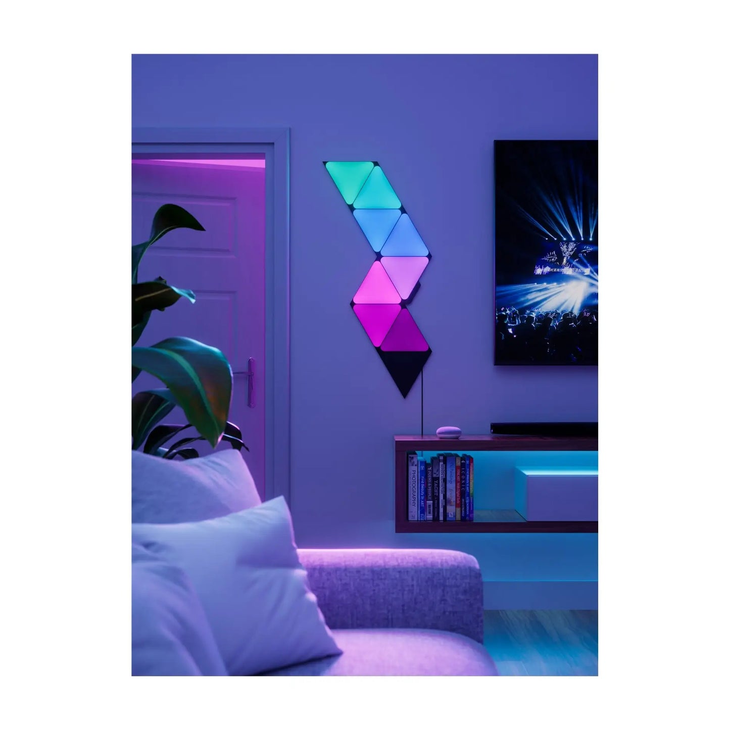 Nanoleaf | Shapes Black Triangles Starter Kit (9 panels) | 42 W | WiFi