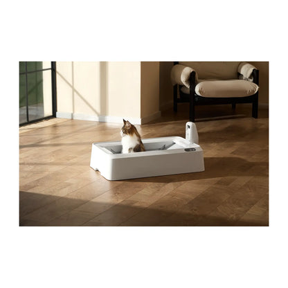 PETKIT | Purobot Crystal Duo with Camera Self-Cleaning Cat Litter Box | White