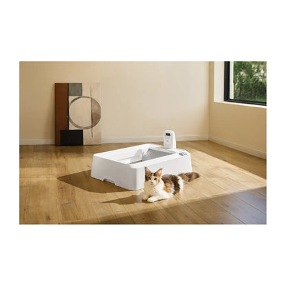 PETKIT | Purobot Crystal Duo with Camera Self-Cleaning Cat Litter Box | White